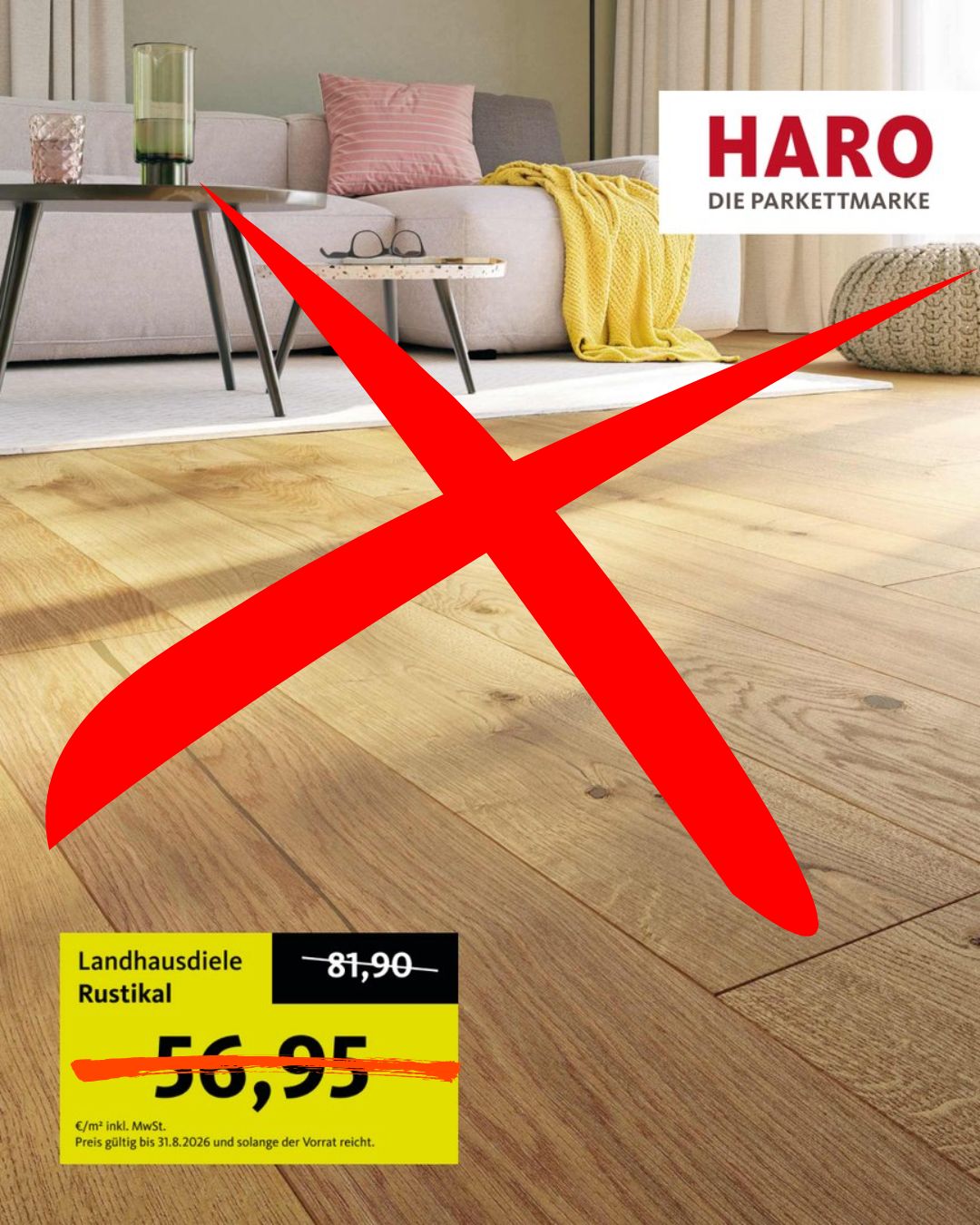 Bild Landhausdiele 180 4V Eiche Rustikal - ausverkauft